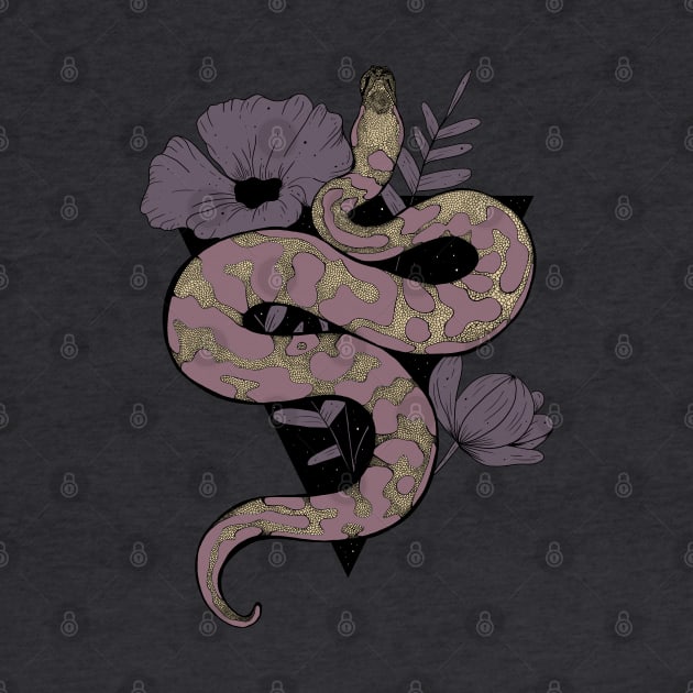 Floral snake by Jess Adams